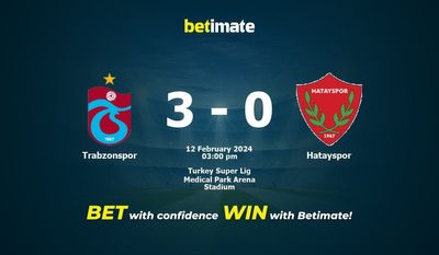 Trabzonspor vs Hatayspor Forudsigelse, odds og væddemål 02/12/2024