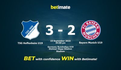 TSG Hoffenheim U19 vs Bayern München U19 Forudsigelse, odds og væddemål 15/09/2023