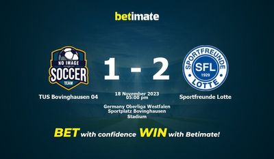 TUS Bovinghausen 04 vs Sportfreunde Lotte Forudsigelse, odds og væddemål 18/11/2023