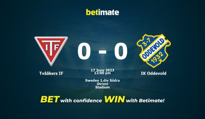 Tvååkers IF vs IK Oddevold Forudsigelse, Odds & Betting Tips 17/06/2023