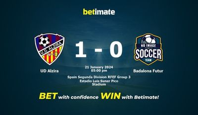 UD Alzira vs Badalona fremtidsforudsigelse, odds og væddemålstips 21/01/2024