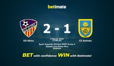 UD Alzira vs CE Andratx forudsigelse, odds og væddemål 03/03/2024