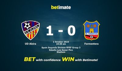 UD Alzira vs Formentera Forudsigelse, odds og væddemål 10/01/2023