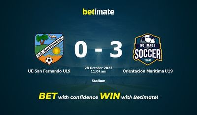 UD San Fernando U19 vs Orientacion Maritima U19 Forudsigelse, odds og væddemål 28/10/2023