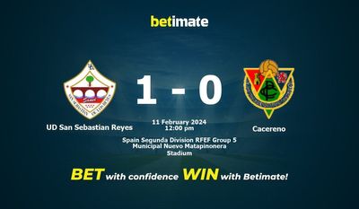 UD San Sebastian Reyes vs Cacereno Forudsigelse, odds og væddemål 02/11/2024