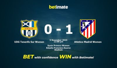 UDG Tenerife Sur Kvinder vs Atletico Madrid Kvinder Forudsigelse, odds og væddemål 11/05/2023