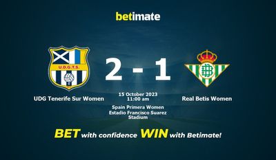 UDG Tenerife Sur Kvinder vs Real Betis Kvinder Forudsigelse, odds og væddemål 15/10/2023
