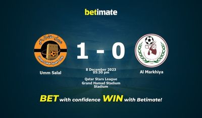 Umm Salal vs Al Markhiya Forudsigelse, odds og væddemål 12/08/2023