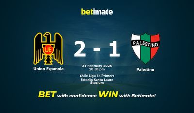 Union Espanola vs Palestino Forudsigelse, odds og væddemål 21/02/2025