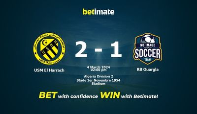 USM El Harrach vs RB Ouargla Forudsigelse, odds og væddemål 03/04/2024