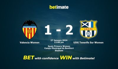 Valencia Kvinder vs UDG Tenerife Sur Kvinder Forudsigelse, odds og væddemålstips 27/01/2024