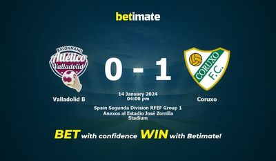 Valladolid B vs Coruxo Forudsigelse, odds og væddemålstips 14/01/2024