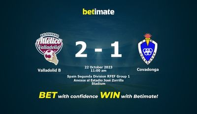 Valladolid B vs Covadonga forudsigelse, odds og væddemål 22/10/2023