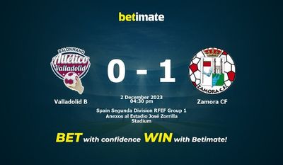 Valladolid B vs Zamora CF forudsigelse, odds og væddemål 12/02/2023