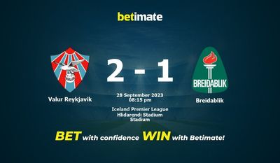 Valur Reykjavik vs Breidablik Forudsigelse, odds og væddemål 28/09/2023