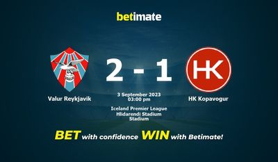Valur Reykjavik vs HK Kopavogur Forudsigelse, odds og væddemål 09/03/2023