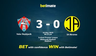 Valur Reykjavik vs IA Akranes Forudsigelse, odds og væddemål 05/10/2025