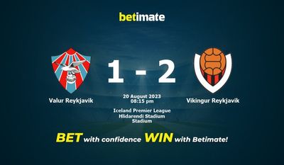 Valur Reykjavik vs Vikingur Reykjavik Forudsigelse, odds og væddemål 20/08/2023