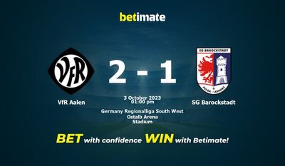 VfR Aalen vs SG Barockstadt Forudsigelse, odds og væddemål 10/03/2023