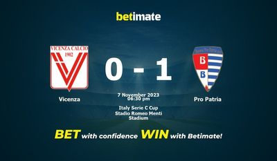 Vicenza vs Pro Patria Forudsigelse, odds og væddemål 11/07/2023