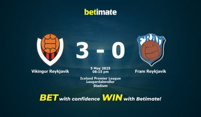 Vikingur Reykjavik vs Fram Reykjavik Forudsigelse, odds og væddemål 05/05/2025