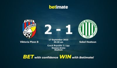 Viktoria Plzen B vs Sokol Hostoun Forudsigelse, odds og væddemålstips 17/09/2023