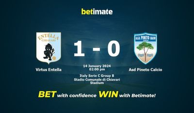 Virtus Entella vs Asd Pineto Calcio Forudsigelse, odds og væddemål 01/14/2024