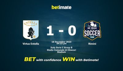 Virtus Entella vs Rimini Forudsigelse, odds & Væddemålstips 16/12/2023