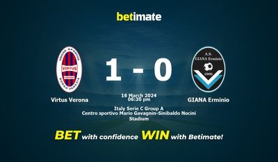 Virtus Verona vs GIANA Erminio Forudsigelse, odds og væddemål 03/16/2024