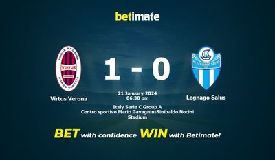 Virtus Verona vs Legnago Salus Forudsigelse, odds og væddemål 21/01/2024