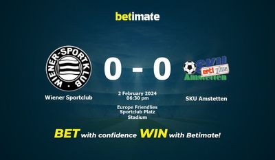 Wiener Sportclub vs SKU Amstetten Forudsigelse, odds og væddemål 02/02/2024