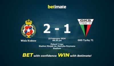 Wisla Krakow vs GKS Tychy 71 Forudsigelse, odds og væddemålstips 23/02/2024