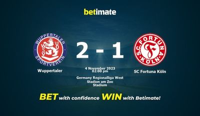 Wuppertaler vs SC Fortuna Köln Forudsigelse, odds og væddemål 11/04/2023