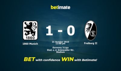 1860 Munich vs Freiburg II Prediction and Picks today 21 October 2023  Football