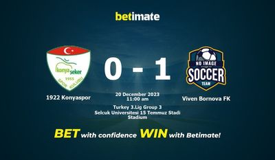 1922 Konyaspor vs Viven Bornova FK التوقعات، الاحتمالات ونصائح الرهان 20/12/2023