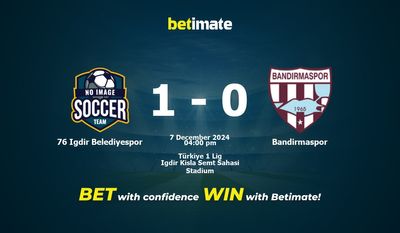 76 Igdir Belediyespor vs Bandirmaspor Prediction, Odds & Betting Tips 12/07/2024