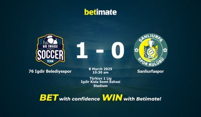 76 Igdir Belediyespor vs Sanliurfaspor Prediction, Odds & Betting Tips 03/08/2025