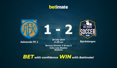 Aalesunds FK 2 vs Bjørkelangen Prediction, Odds & Betting Tips 07/28/2024