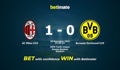 AC Milan U19 vs Borussia Dortmund U19 Prediction, Odds & Betting Tips 11/28/2023