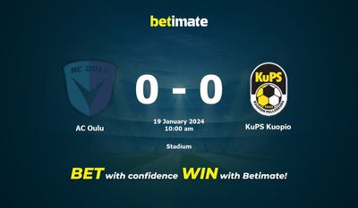 AC Oulu বনাম KuPS Kuopio ভবিষ্যদ্বাণী, প্রতিকূলতা এবং বাজির টিপস 01/19/2024