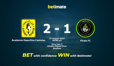 Academia Deportiva Cantolao vs Pirata FC Prediction, Odds & Betting Tips 08/27/2024