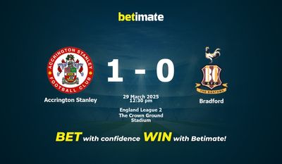 Accrington Stanley vs Bradford Prediction, Odds & Betting Tips 03/29/2025