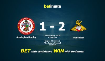 Accrington Stanley vs Doncaster Prediction, Odds & Betting Tips 02/22/2025