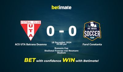 ACS UTA Batrana Doamna vs. Farul Constanta Vorhersage, Quoten und Wetttipps 18.12.2024