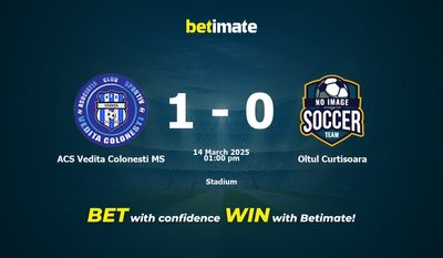 ACS Vedita Colonesti MS vs Oltul Curtisoara Prediction, Odds & Betting Tips 03/14/2025