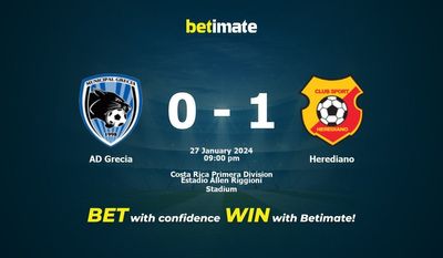 AD Grecia vs Herediano التوقعات، الصعاب ونصائح الرهان 27/01/2024