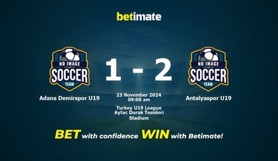 Adana Demirspor U19 vs Antalyaspor U19 Prediction, Odds & Betting Tips 11/23/2024