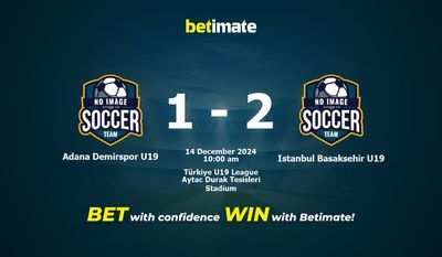 Adana Demirspor U19 vs Istanbul Basaksehir U19 Prediction, Odds & Betting Tips 12/14/2024