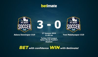 Adana Demirspor U19 vs Yeni Malatyaspor U19 Prediction, Odds & Betting Tips 01/27/2024