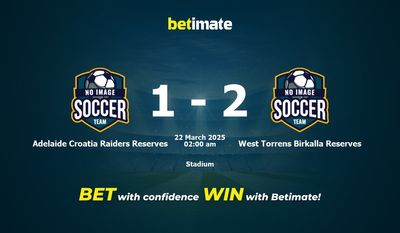 Adelaide Croatia Raiders Reserves vs West Torrens Birkalla Reserves Prediction, Odds & Betting Tips 03/22/2025